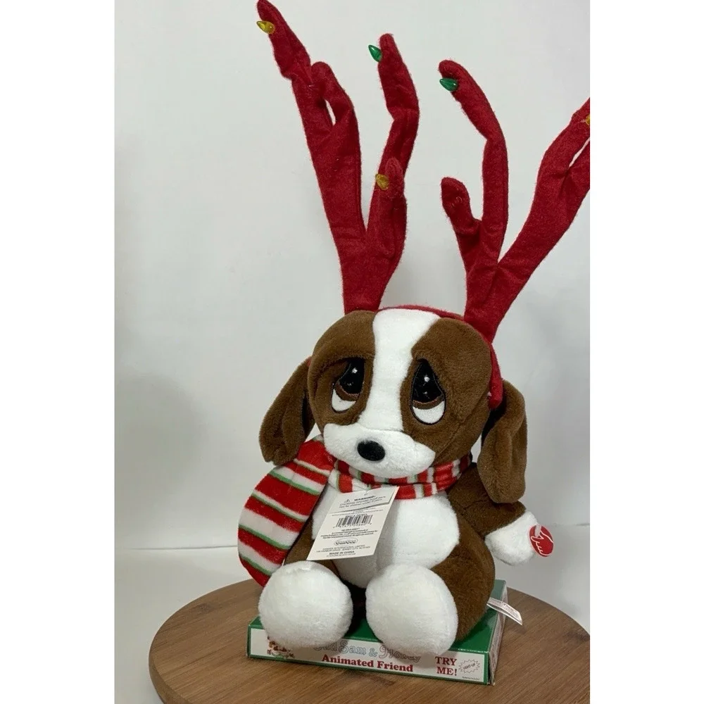 Dan Dee Sad Sam & Honey Animated Singing Light Up Plush Nothing for Christmas